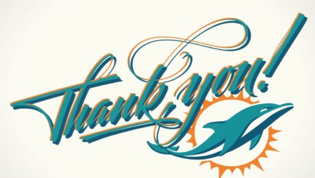 Miami Dolphin Custom note