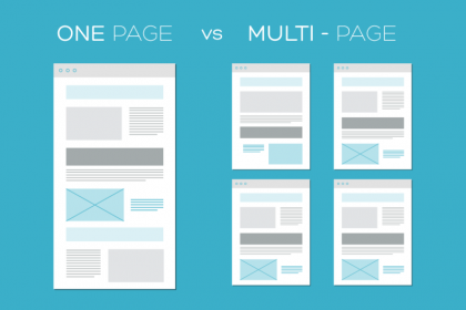 one page vs multipage One page vs Multi Page
